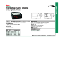 Thumbnail of document Data Sheet - TID  Temperature/Process Indicator